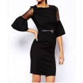 !!! NEW ARRIVED!!! FASHIONABLE BLACK DRESS IN SIZE M,L