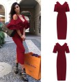 FASHIONABLE DRESS IN THREE COLORS IN SIZE S TO XL