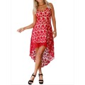 Fashion Red Dress IN SIZE S