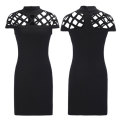 FASHIONABLE BLACK DRESS IN SIZE S