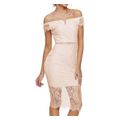 Cream white sheath knee length dress