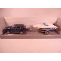 Cararama - Porsche Cayenne Turbo with Speedboat set - # 110