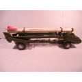 Corgi - Corporal Guided Missile on Erector Vehicle - missing spare wheel +rocket nose cone # 1113