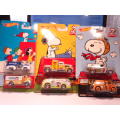 Hotwheels - Peanuts - Full Set of 6 models - Issued 2014 - Real Riders