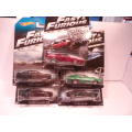 Hotwheels - Fast and Furious - Lot of 5  models - Issued 2013