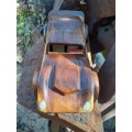 Hand carved Wooden Car - `Vette`