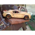 Hand carved Wooden Car - Mustang