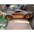 Hand carved Wooden Car - Pontiac Trans Am