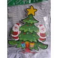 Hanging Christmas Tree Cardboard Decoration