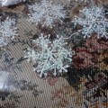 Tinsel Snowflakes - Small 6pc