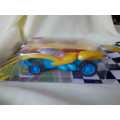Cosby Car Wheels Plastic Car with Sweets - Yellow Metallic Fantasy Car