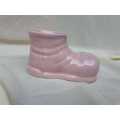 Ceramic Light Pink Shoe Ornament