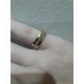 Diamante Fashion Ring - Gold