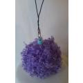 Plush Fluffy 6cm Ball Decorative Accessory - Assorted Colours
