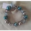 Elastic Chain Bracelet - Turquoise