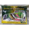 Quality Fishing Soft Plastic Fishing Lures 20pc Mix Colours