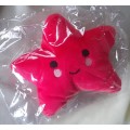Plush Squeaky Toy Star Assorted Colours