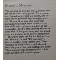 Escape to Nowhere  Author: Francis S. Jones