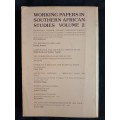 Working Papers in Southern African Studies Vol.2 - Edited by P. Bonner