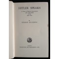 Hitler Speaks by Hermann Rauschning