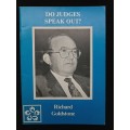 Do Judges Speak Out? by Richard Goldstone