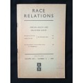 Race Relations African Health & Education Survey Edited by Dr Ellen Hellmann