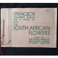 Springbok Cigarette Album for a series of 52 South African Flowers by The United Tobacco Cos.
