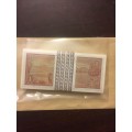 UNC pack of 100 x TW de Jongh R1 notes