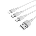 3-in-1 USB Charging Cable 1.2M **Type-C /Micro USB /Lightning**