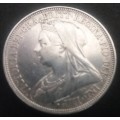 FOR JAN ONLY -  Great Britain 1900 silver Shilling  -  Queen Victoria