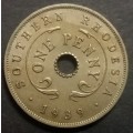 SOUTHERN RHODESIA   1939  PENNY / 1P