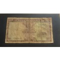 Zambia10 Shillings,1964 * Chaplins Barbet * :Pick-1,1st Issue !!!  RARE BANKNOTE !!!