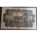 Reserved for Andy. Belgian Congo 50 Francs 1941  note # 623800  - p16a