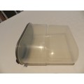 Addis Plastic dispenser/storage container with easy lift Grey lid.