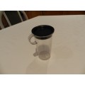 Vintage Tupperware server/saver mug/jug with handle and pourer lid.