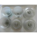 Kitchen collectable Set 6x Vintage Tupperware pudding bowls with detachable feet for stack storage