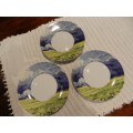 Vincent van Gogh plate/saucer Set of 3. Trade Mark /The Art of Dining by Topchoice