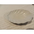 Vintage Victoria White Bon Bon or soap Dish Made in Czechoslovakia.