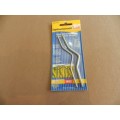 Vintage 2x Metal Cable stitch knitting needles still in packaging.
