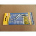 Vintage 2x Metal Cable stitch knitting needles still in packaging.