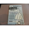Vintage Dressmaking collectable.  Staflex Iron-on interlining guaranteed by Good Housekeeping