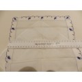 Vintage collectable unused Ladies white cotton embroidered white hankies. Set of 3x,