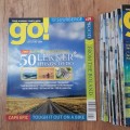 Magazines: GO!  12x Magazines - Year 2008.   Issue No: 019 to No: 030.  Issues: January to December