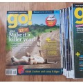 Magazines: GO!  12x Magazines - Year 2010.   Issue No: 043 to No: 054.  Issues: January to December