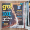 Magazines: GO!  12x Magazines - Year 2011.   Issue No: 055 to No: 066.  Issues: January to December