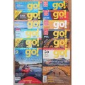 Magazines: GO!  12x Magazines - Year 2014.   Issue No: 091 to No: 102.  Issues: January to December