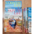 Magazines: Country Life 13x Magazines - Year 2015/2016.  Issue No: 233 Dec then No. 234 - 245