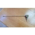 Antique Brass Ornament:  Dutch Brass bell like Candle Snuffer with handle.