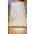Vintage Flokati shaggy rug 100% wool.  1x Runner type rug