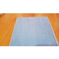 Place mats: Set of 6x place mats in blue. Size 40x34,5cm.